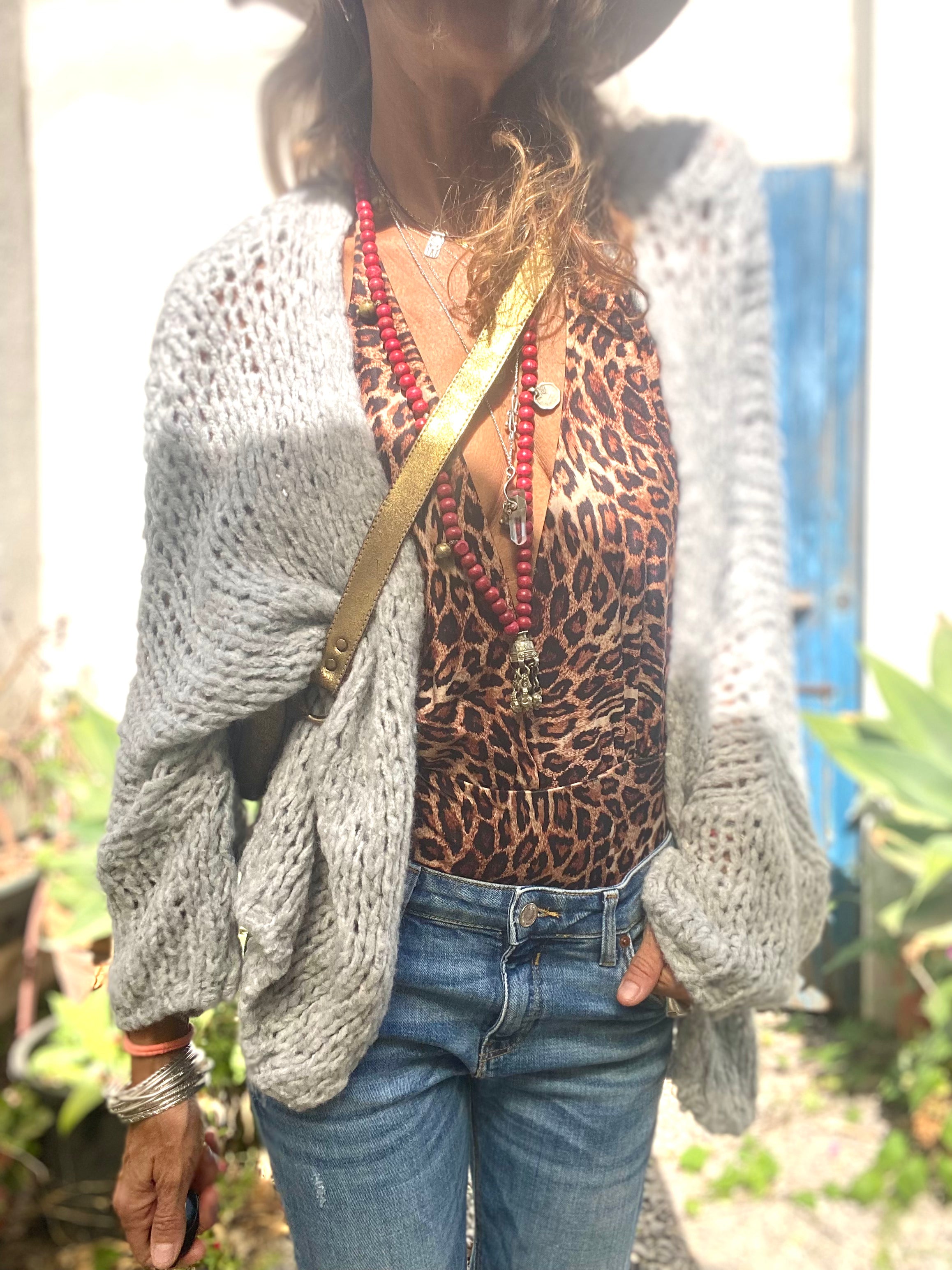 Chaqueta de Lana Isis Gris