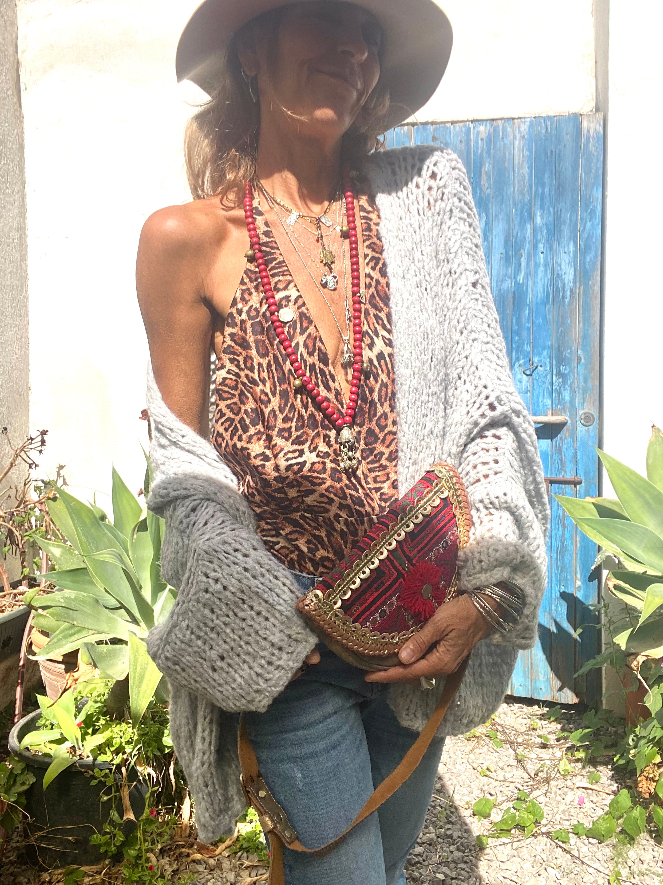 Chaqueta de Lana Isis Gris