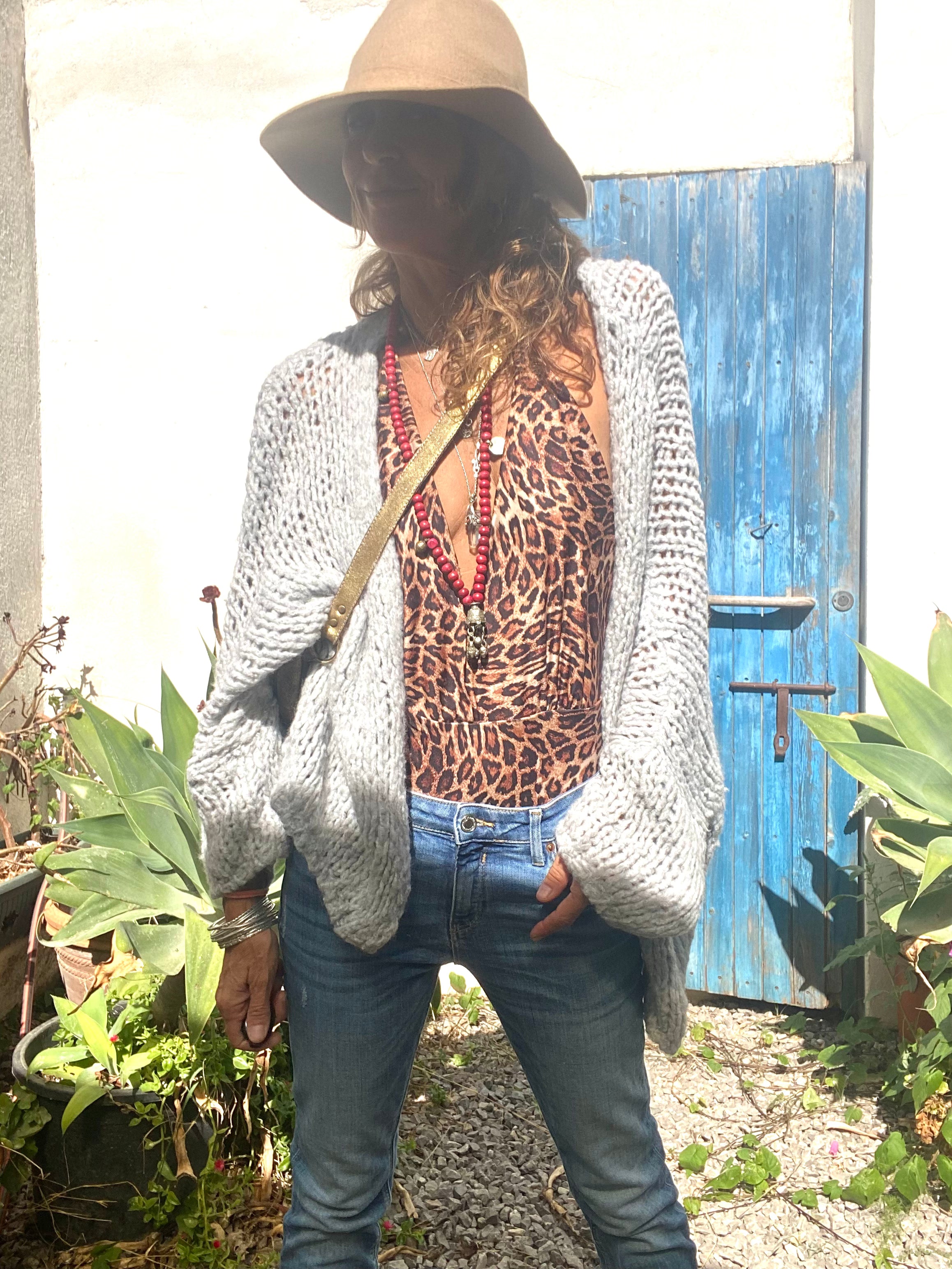 Chaqueta de Lana Isis Gris